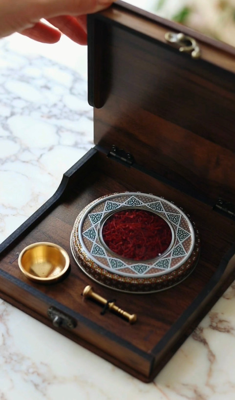 باکس کادویی زعفران مرمر