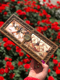 باکس چوبی کادویی زعفران و هل سماع